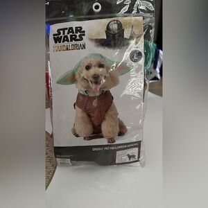 Star Wars grogu pet costume new large